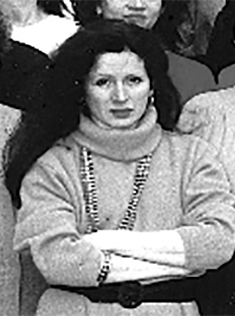 Véronique Macé, chef de choeur du groupe vocal jef le penven de 1992 à 2003